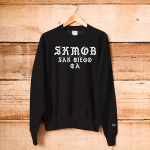 SKMOB SAN DIEGO Black Champion Sweatshirt