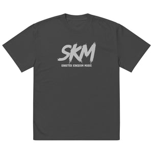 Open image in slideshow, Black SKM Oversized faded t-shirt

