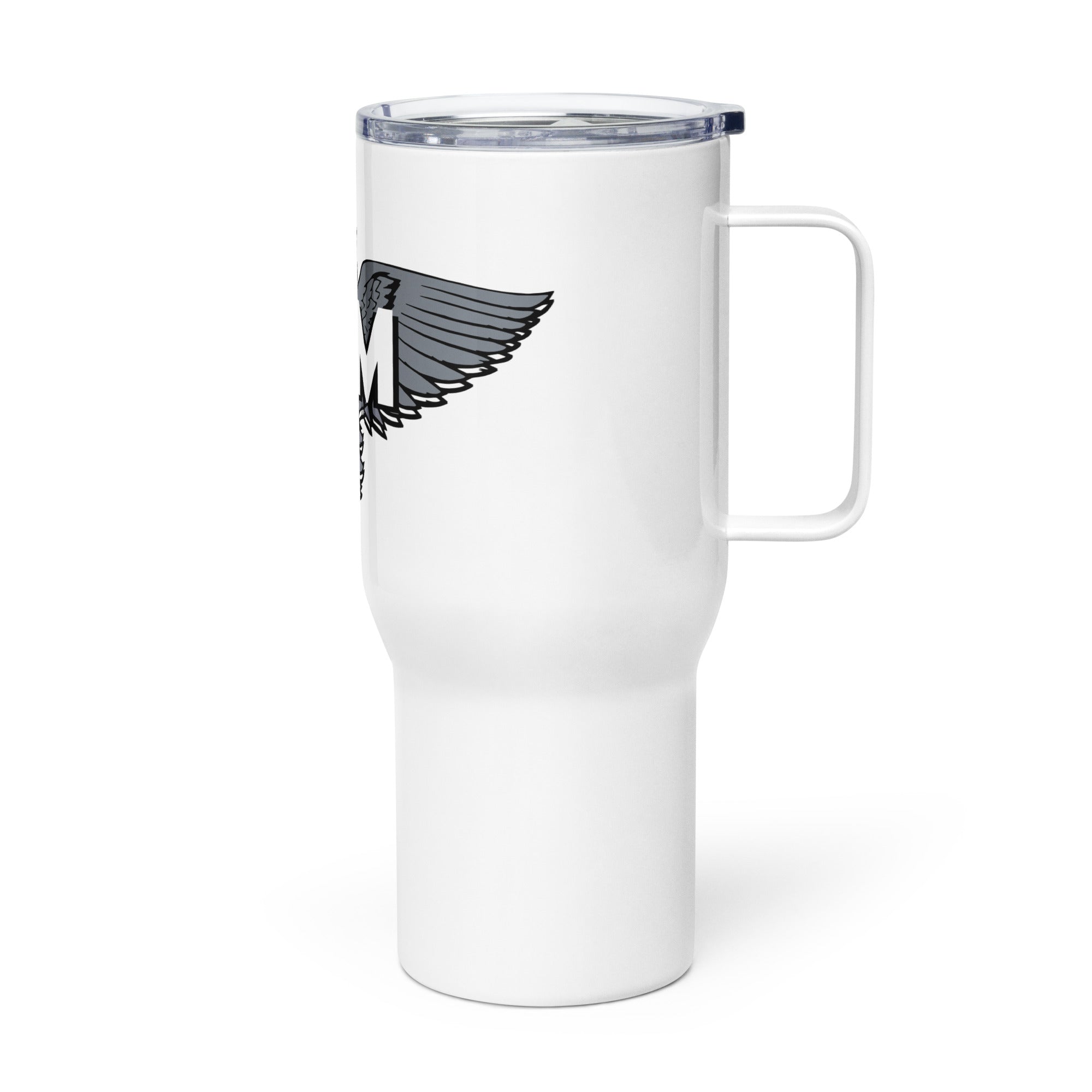 SKM Travel mug with a handle