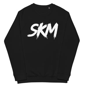 SKM black organic raglan sweatshirt