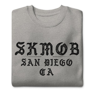 SKMOB SAN DIEGO ( Gray) Premium Crewneck Sweatshirt