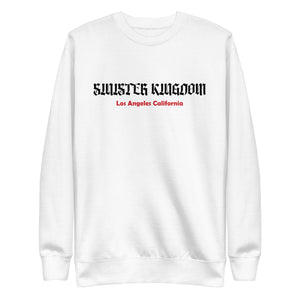 Open image in slideshow, SINISTER KINGDOM White Premium Crewneck Sweatshirt
