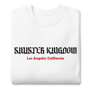 SINISTER KINGDOM White Premium Crewneck Sweatshirt