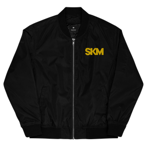 Open image in slideshow, SKM Logo Premium bomber jacket
