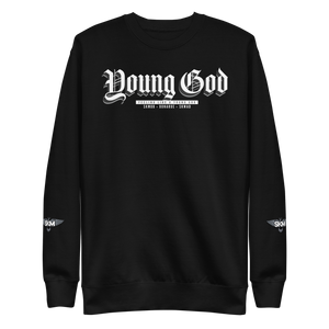 Open image in slideshow, Young God Vol. 1  Premium Sweatshirt
