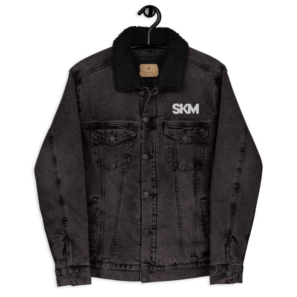 SKM Designer Denim Sherpa Jacket